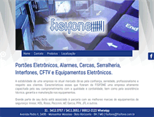 Tablet Screenshot of fisifone.com.br